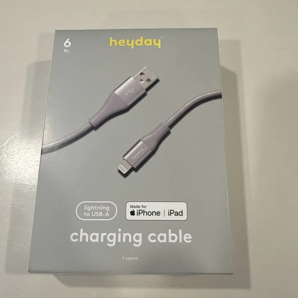 Heyday 6 Ft iPhone Charging Cable